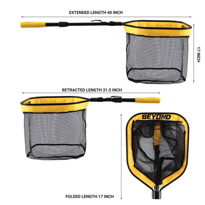 Beyond Braid Floating Fishing Net with Handle