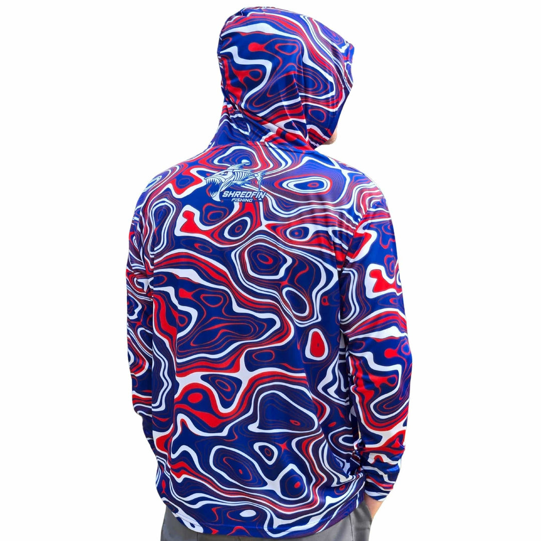 ShredFin Contourz Hooded Performance Shirt | Freedom River