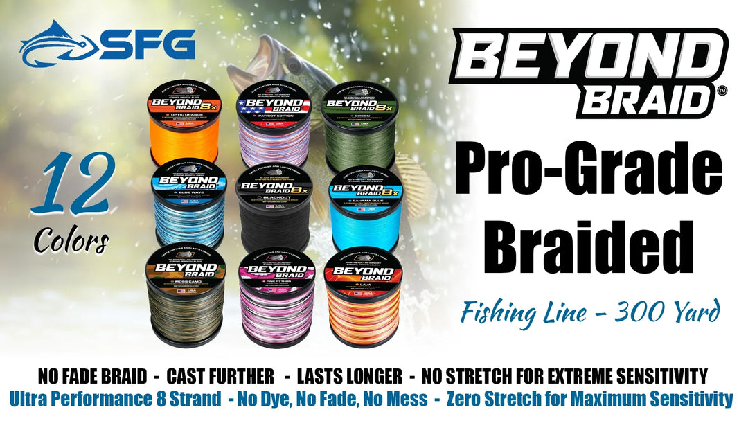 Cast Farther & Fish Smarter with Pro-Grade Beyond Braid Line