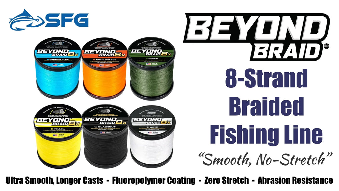 Beyond Braid 8X Line: Longer Casts, Stronger Hooksets