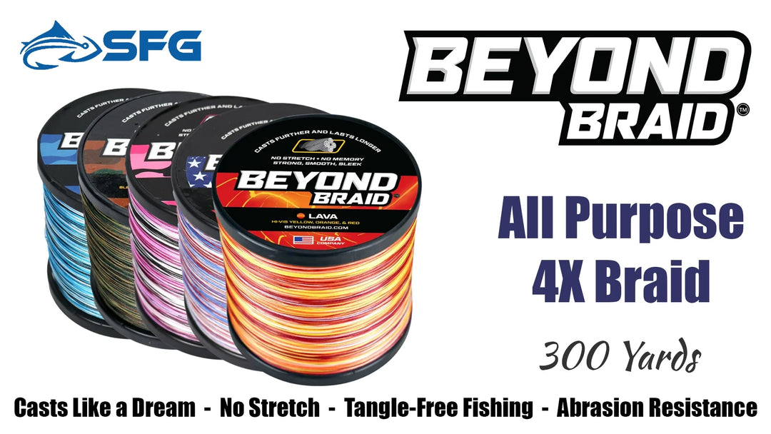 Cast Farther, Hook More: Try 4X Braid from SportFishGear