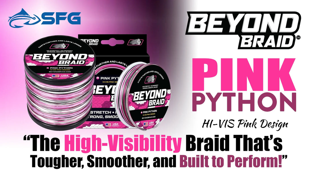Fish Smarter: Try Pink Python Hi-Vis Braid Today