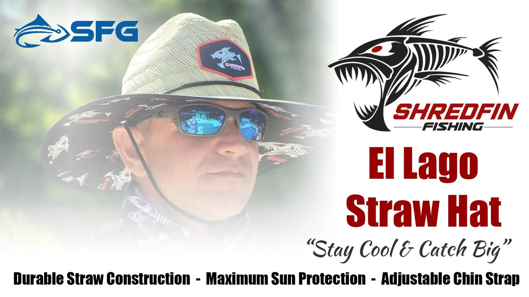 Stay Cool Fishing: ShredFin El Lago Straw Hat for Anglers