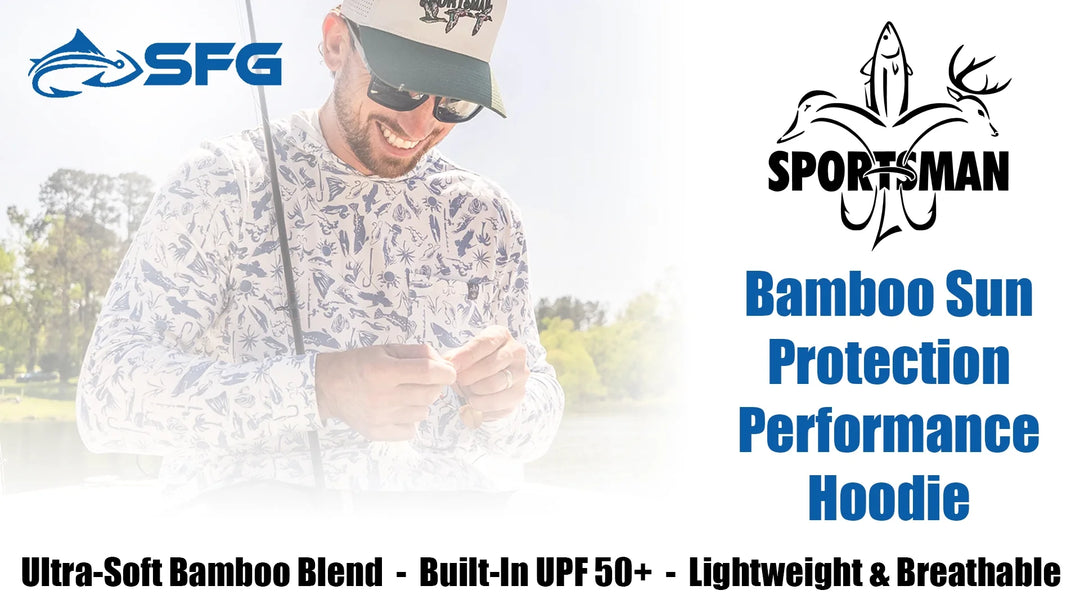 Fish in Comfort: Bamboo UPF 50+ Hoodie for Anglers
