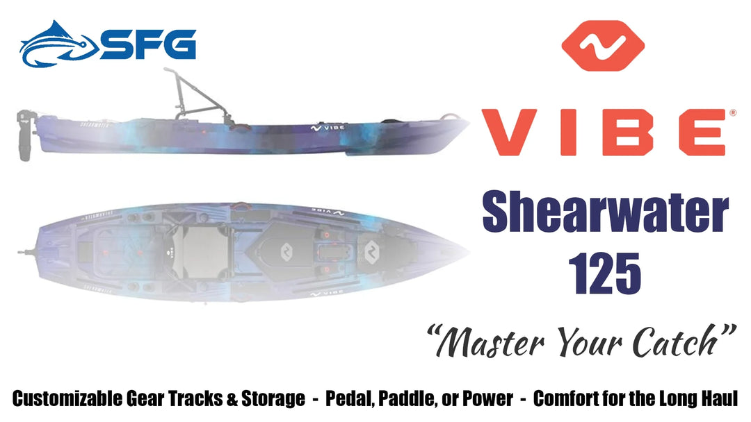 Conquer the Water with Shearwater 125 by Vibe Kayaks