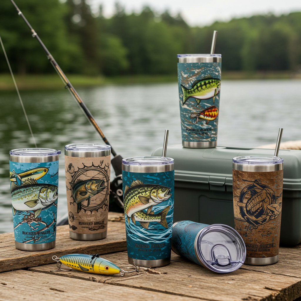 Stainless Steel Fishing Tumblers | Rugged Angler Drinkware