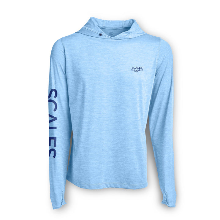 Blue Gold Hooded Active Performance
