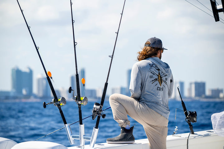 Blue Gold Hooded Active Performance
