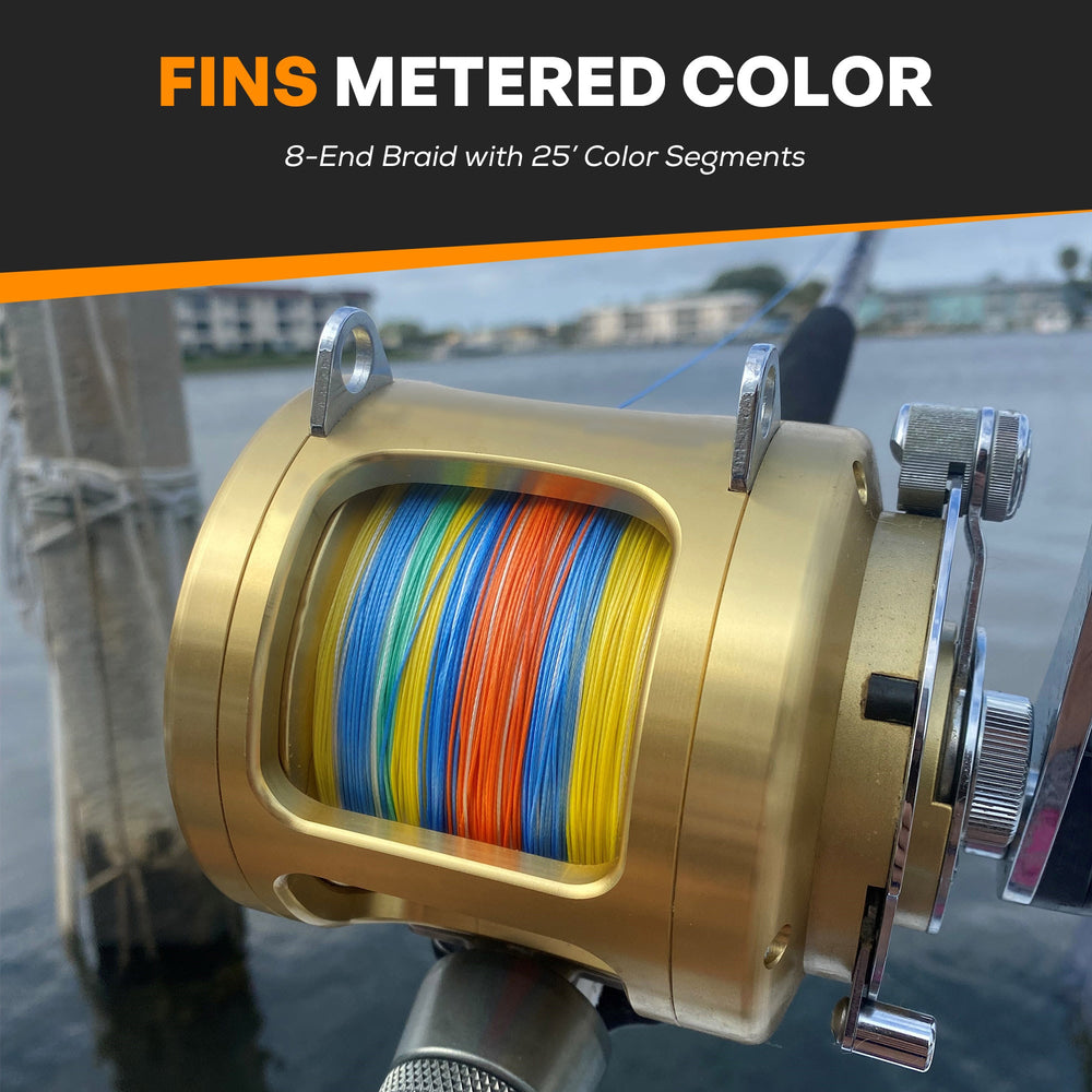 finn braided fishing line WINDTAMER When using braided line for catfish FINS XS Big Game Braided