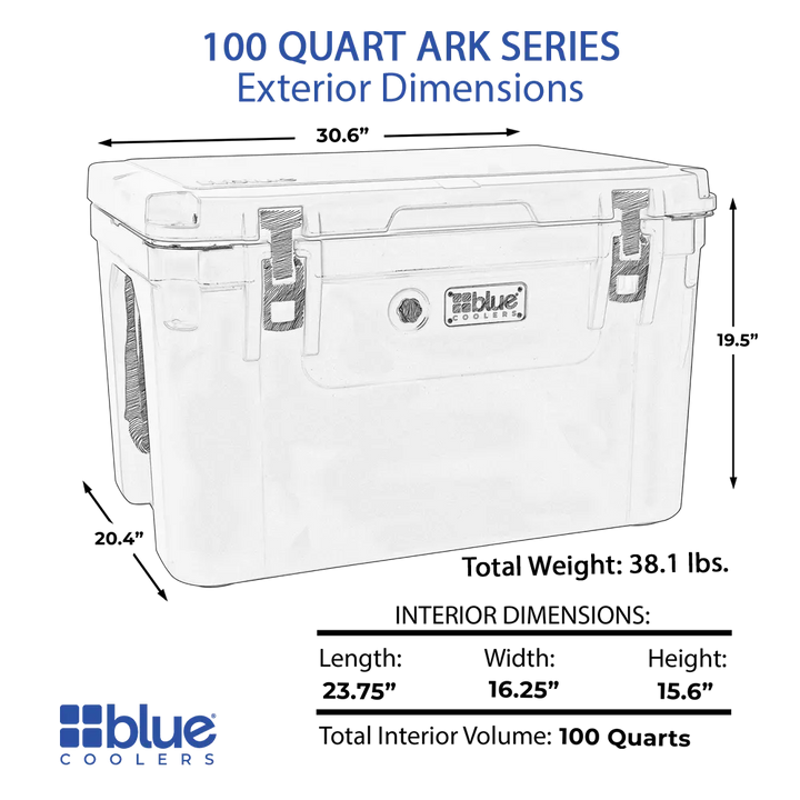 100 Quart Ark Series Roto-Molded Cooler