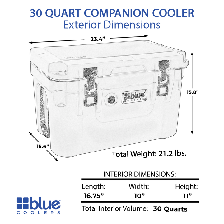 30 Quart Companion Series Roto-Molded Cooler