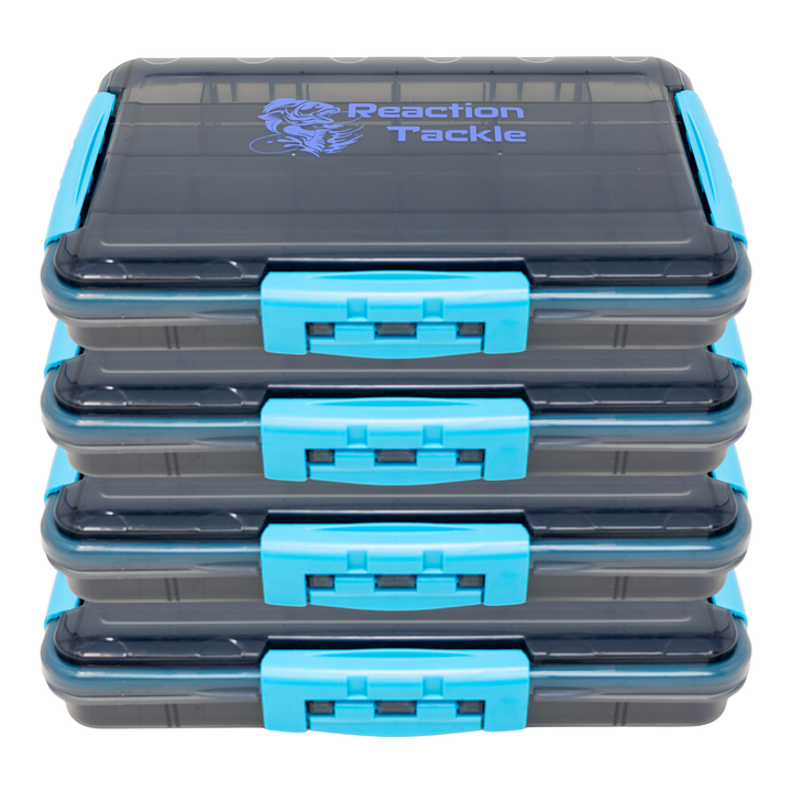 Reaction Tackle Premium Tackle Tray- High Performance and Water Resistant with 3 Resilient Clips