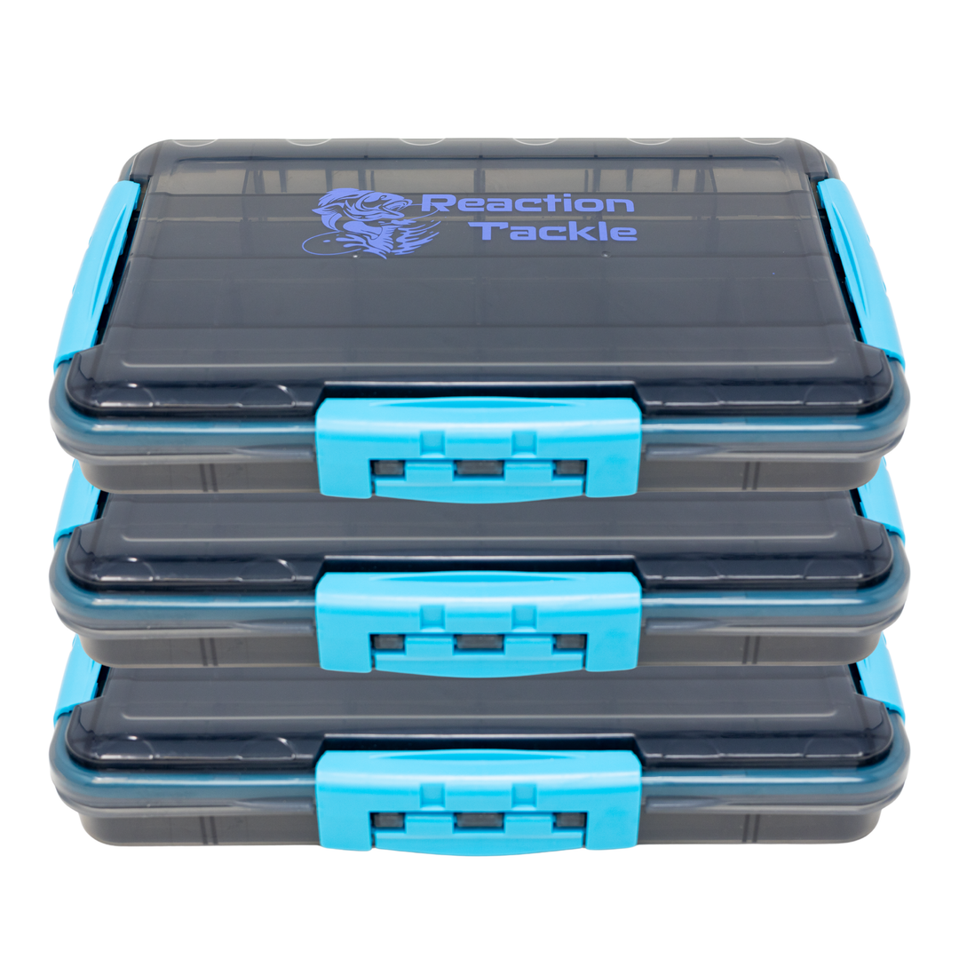 Reaction Tackle Premium Tackle Tray- High Performance and Water Resistant with 3 Resilient Clips
