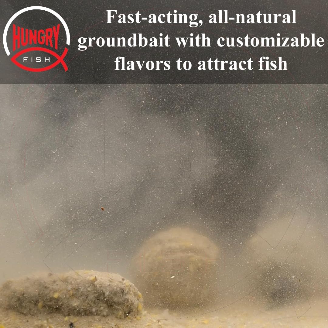 HungryFish GroundBait Mix - (Banana) 15.9oz