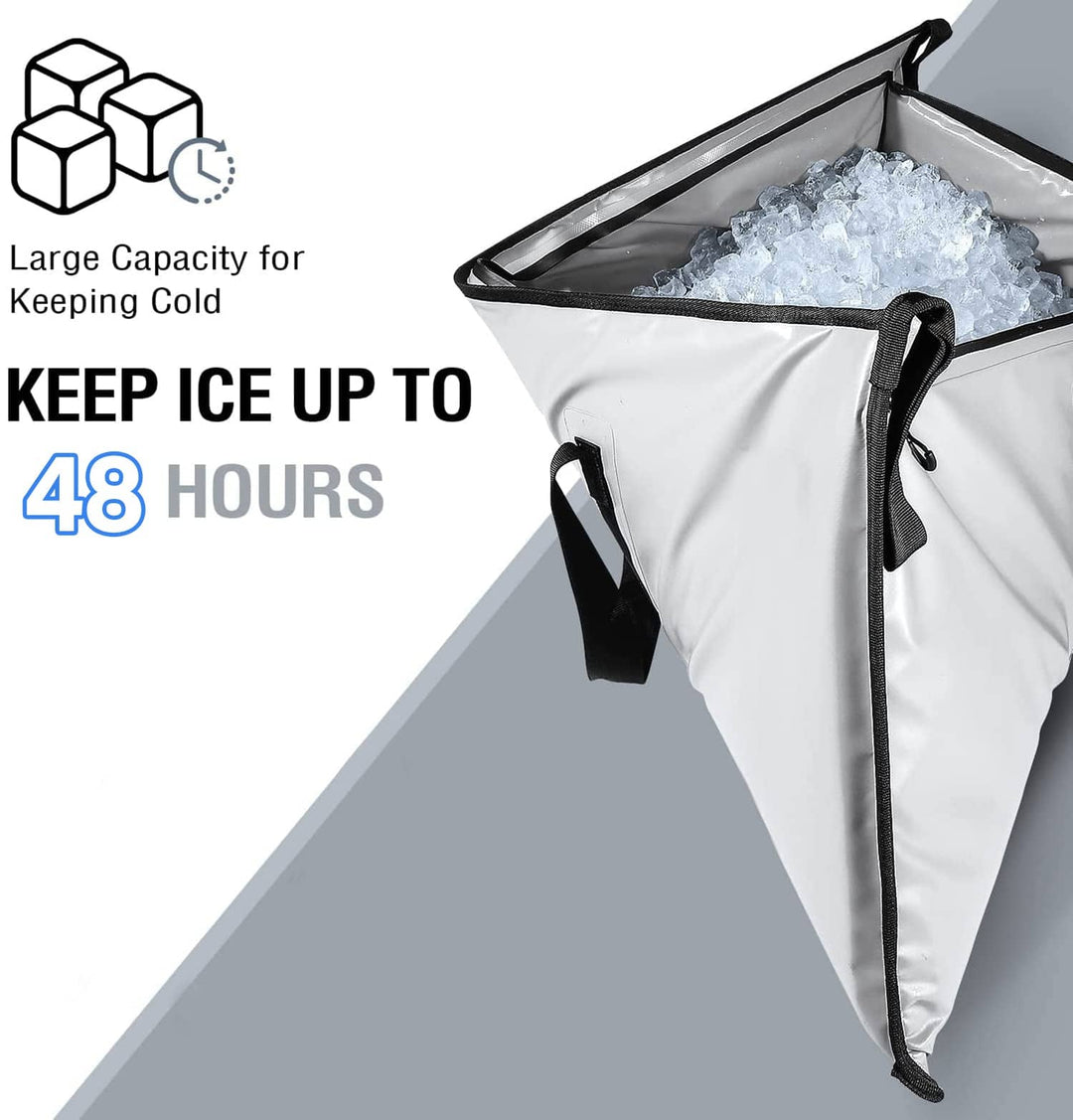 40x18'' Fish Cooler Bag With Waterproof Zipper