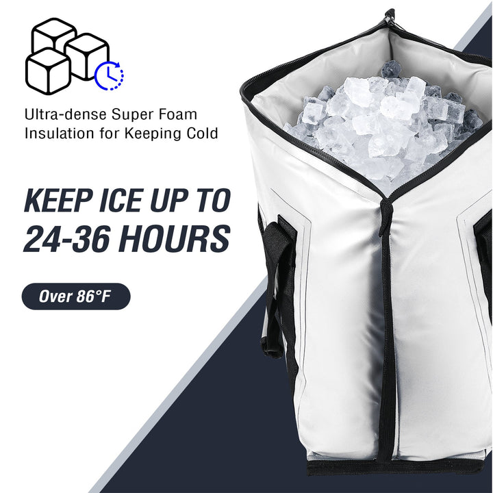 27QT Fish Bag Cooler With Flat Bottom