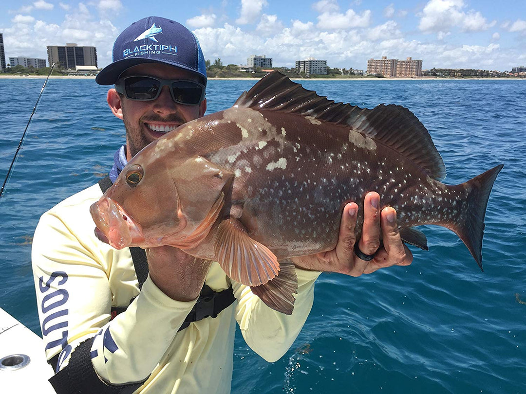 BlacktipH Mustad Live Bait Rigs with 10/0 Black Nickel Circle Hook and Premium Rosco Swivel - Large 5 Pack