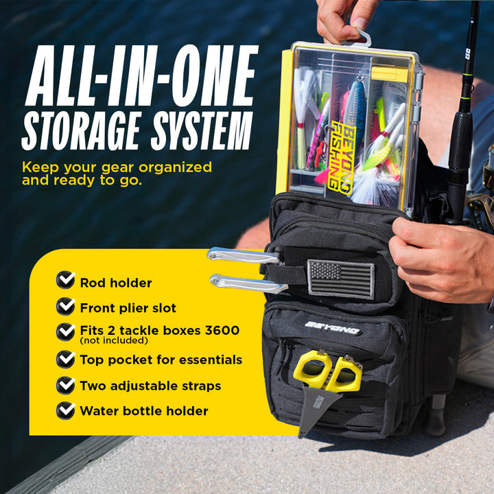 Beyond Fishing Voyager Tackle Bag With or Without Tackle Box
