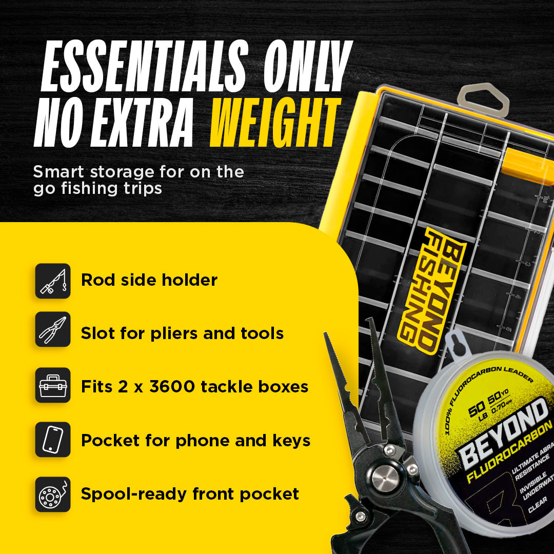 Beyond Fishing Voyager Tackle Bag With or Without Tackle Box