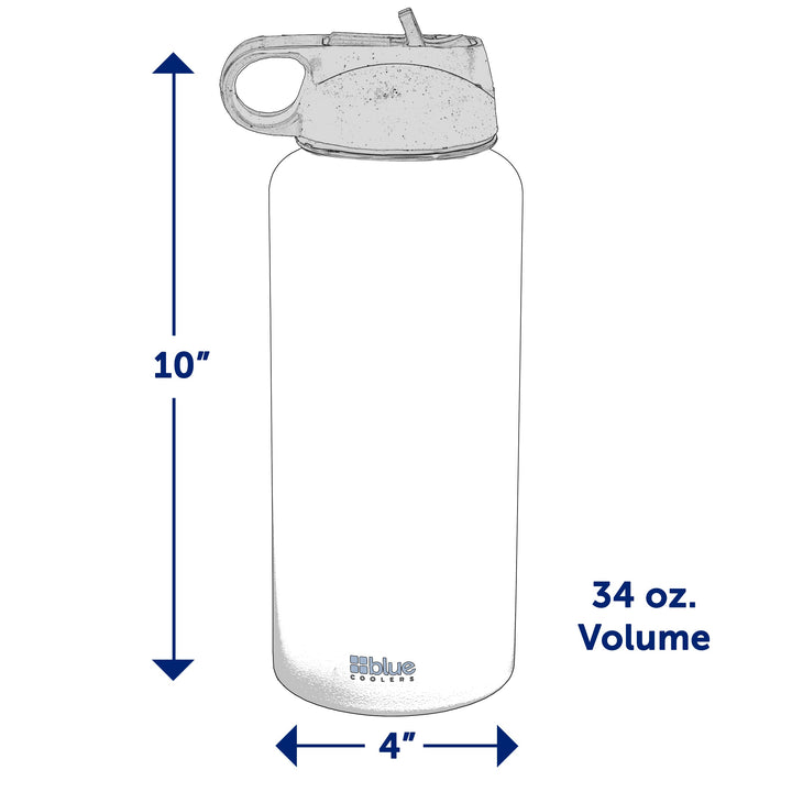 NTPC Customized - 32 oz. Steel Double-wall Vacuum Insulated Flask (Flip Top Lid)