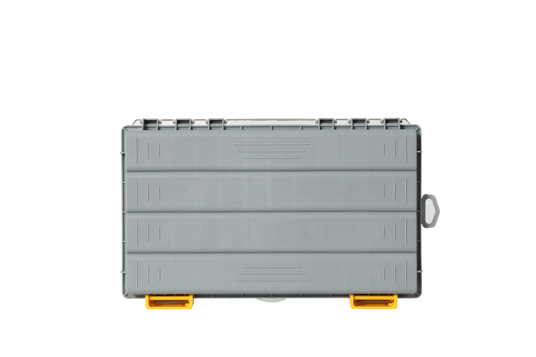 Beyond Fishing DryLock Waterproof Tackle Box, Watertight 3600 & 3700 Tackle Trays with Dual-Latch Seal, Adjustable Removable Dividers & Anti-Rust Desiccant, Lure & Terminal Tackle Organizer