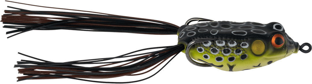 G-Ratt Baits Con Frog fishing lure in natural brown color, designed for freshwater fishing with realistic frog appearance.