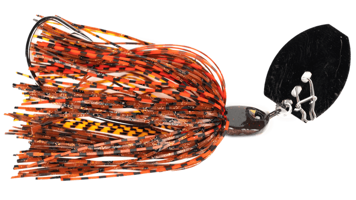 G-Ratt Baits Weedless Vibrating Jig fishing lure with crawfish design for freshwater fishing, featuring a vibrating movement.