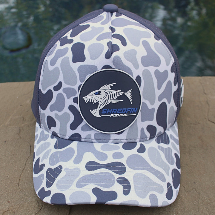 ShredFin Retro Camo Elite Performance Hat | Overcast