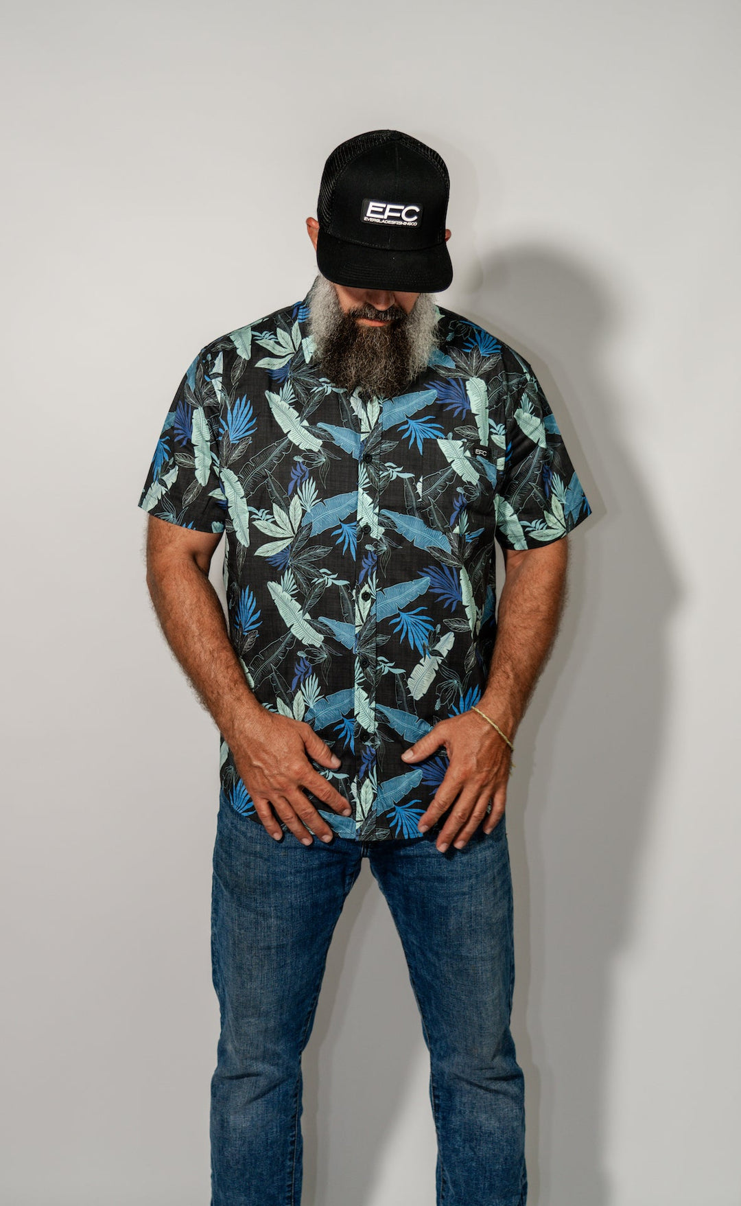 Stack Button Down _ Navy