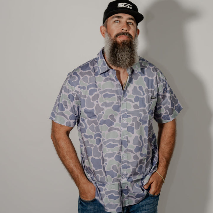 Tracker Button Down _ Sea