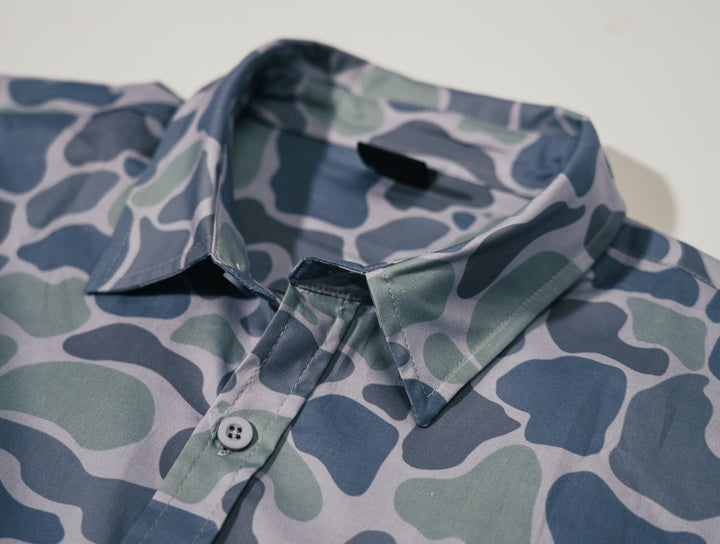 Tracker Button Down _ Sea
