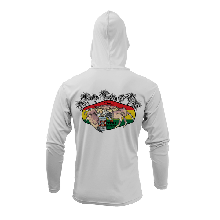 Still Trappin Silver Hooded Performance Shirt