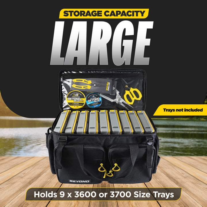 Beyond Fishing Hauler Tackle Bags  With or Without Tackle Box Available in Medium, Large, and Extra-Large
