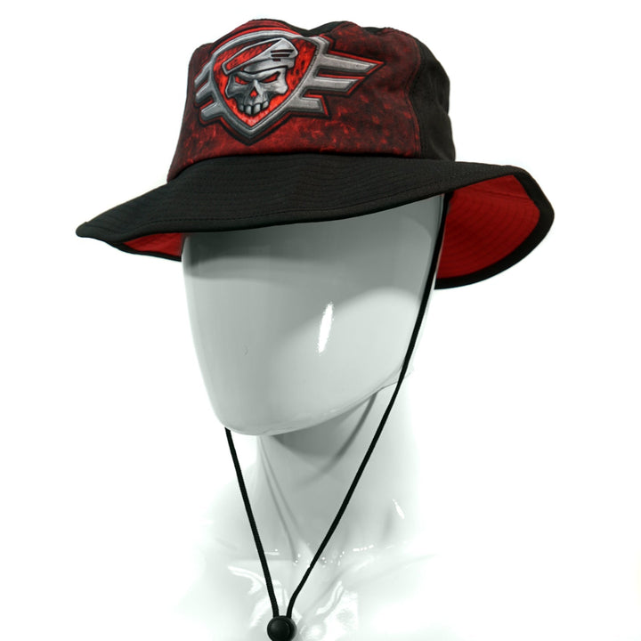 Favorite Fishing army-style bucket hat, casual hat with wide brim for sun protection, made of durable fabric.