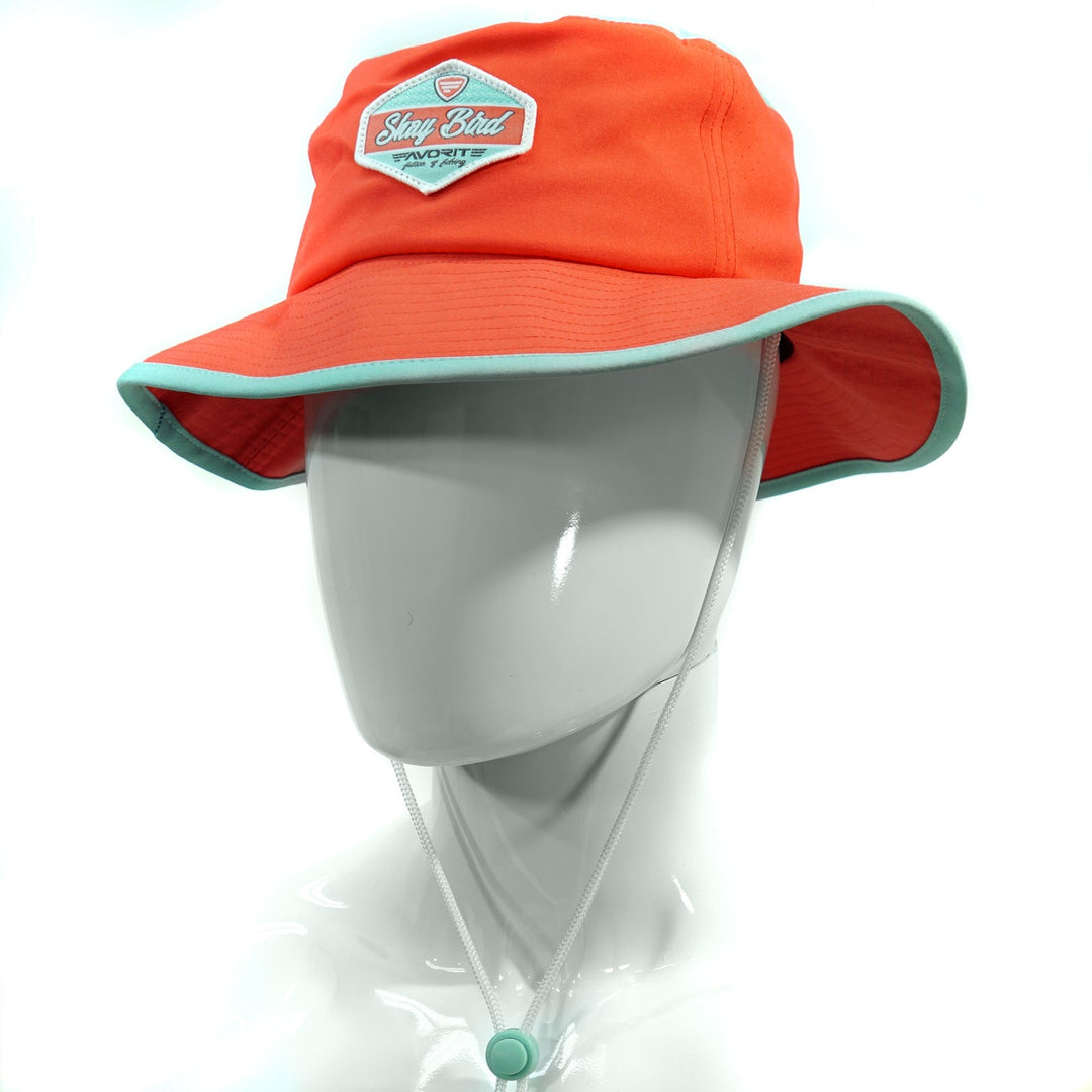 Favorite Fishing Shaybird bucket hat featuring a wide brim and stylish design, perfect for outdoor fishing and casual wear.
