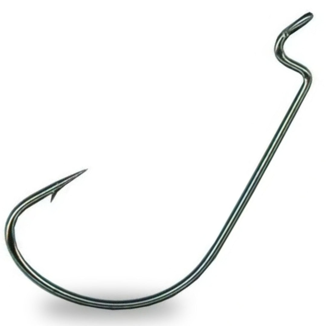 Reaction Tackle Offset EWG Worm Hooks (25-Pack)