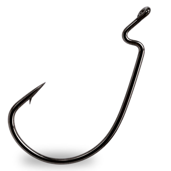 Reaction Tackle Offset EWG Worm Hooks (25-Pack)