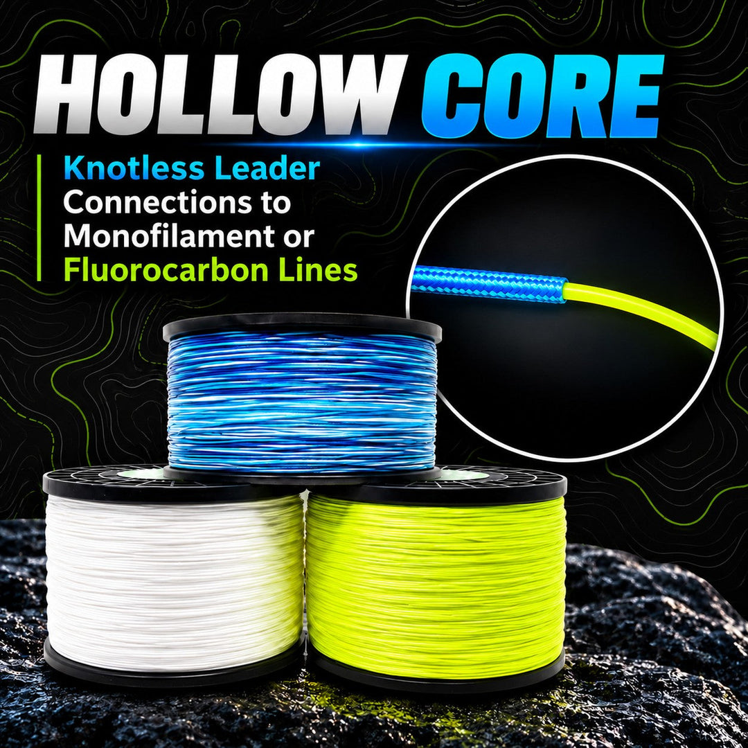 Reaction Tackle Hollow Core - 16 Strand Braided Fishing Line