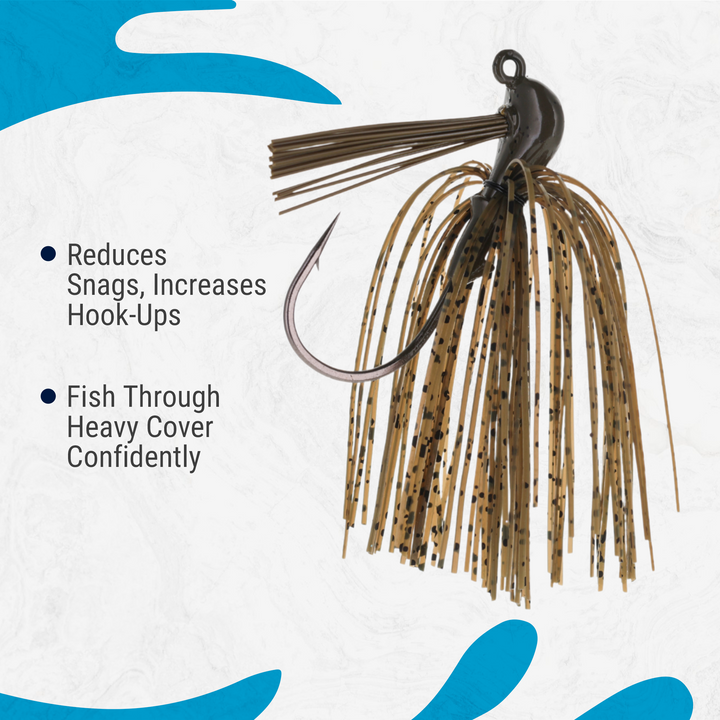 Reaction Tackle Lead Flipping Jigs- 3-PACK - New