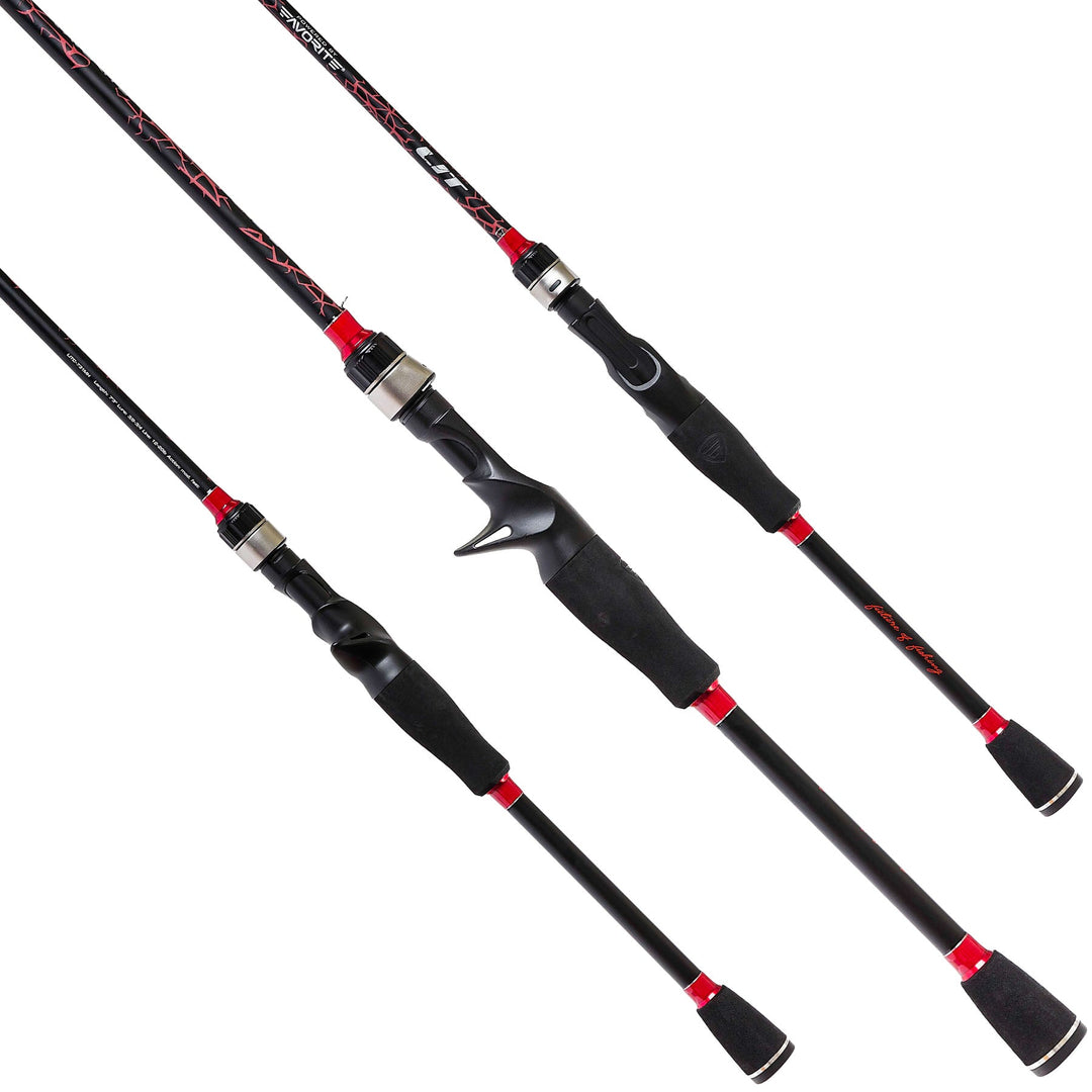 Favorite Fishing LIT Casting Rod blank showing the sleek, lightweight design and high-quality construction for fishing enthusiasts.