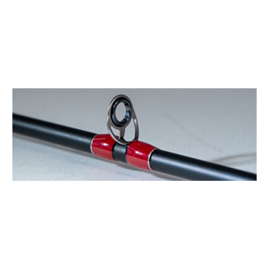 Favorite Fishing LIT Casting Rod with guide rings, showcasing its sleek design and high-quality construction for casting performance.