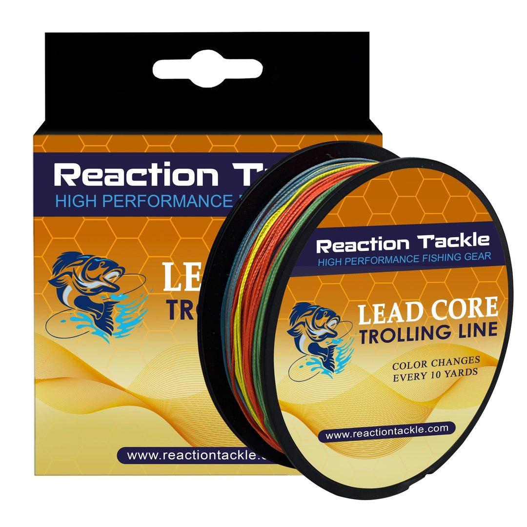 braided line for sea fishing Reaction Tackle Lead Core Metered Trolling Braided Line – SportFishGear