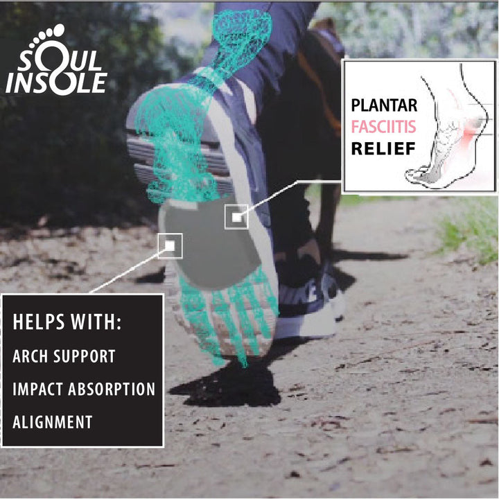 Soul Insole Shoe Bubble Pro-Lite Orthotic with cushioned design and supportive arch for improved comfort and fit.