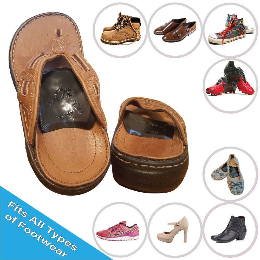 Soul Insole Shoe Bubble Pro-Lite orthotic with cushioned support, visible arch padding, and supportive design for comfort.
