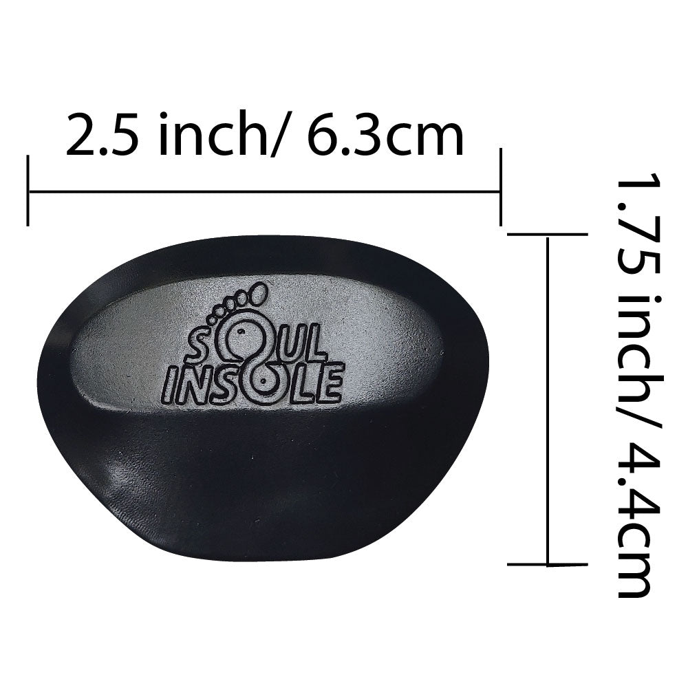 Soul Insole stackable supports and gel ramps designed for comfort and stability, shown in the R-7 image.