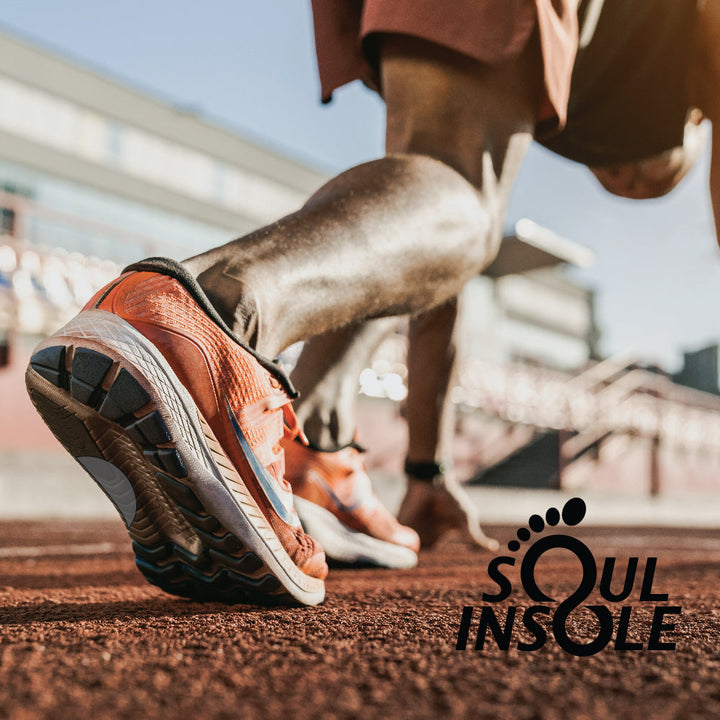 Stackable supports and gel ramps by Soul Insole, showing adjustable supports and flexible gel ramps for footwear comfort.