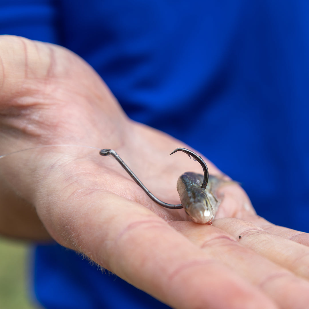 Reaction Tackle Heavyweight Catfish Circle Hooks - Offset Octopus Hooks (25 Pack) - New