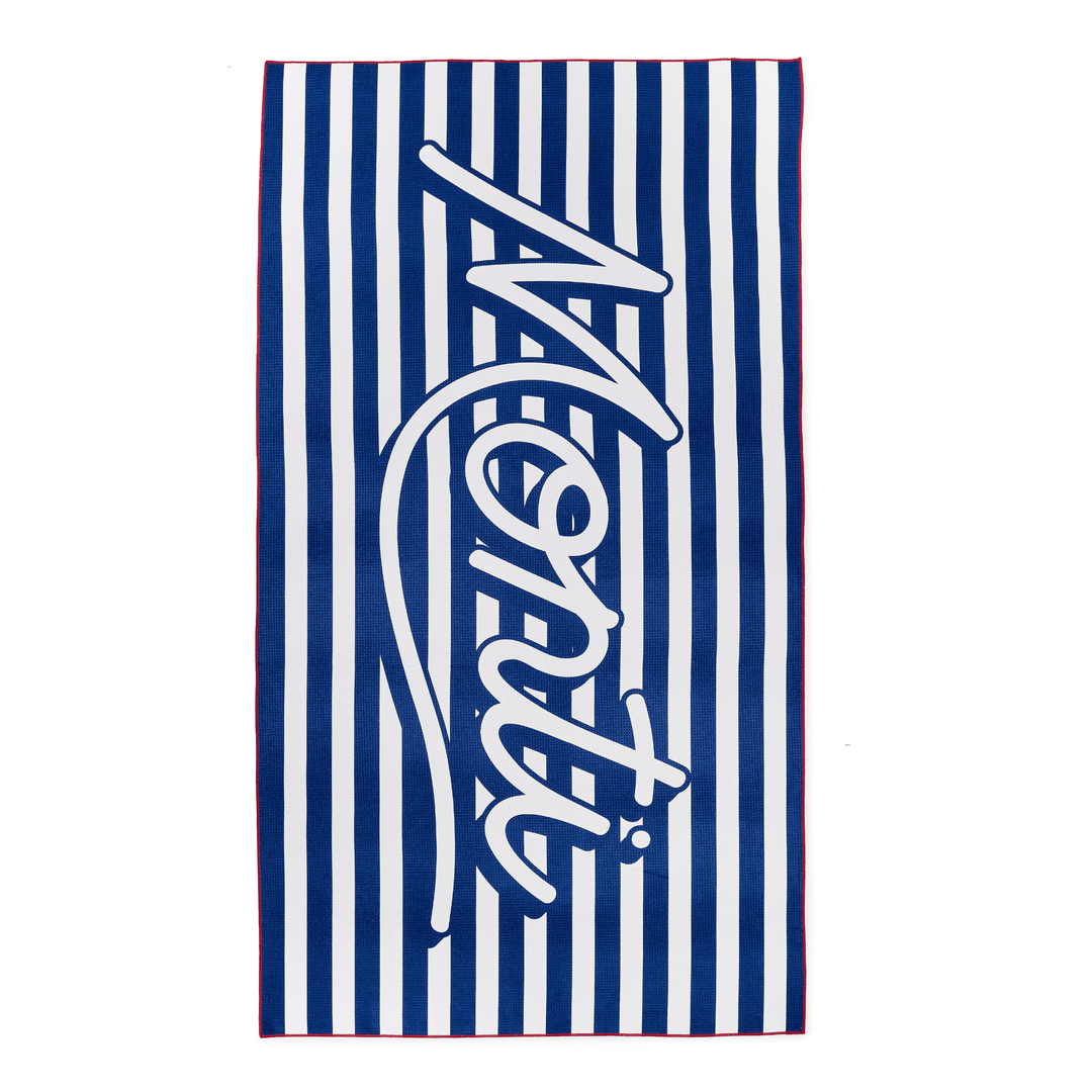 Monti Coolers Big Ass Towel with stylish script design, soft and absorbent beach or bath towel for everyday use