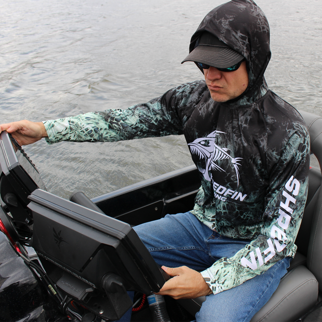 ShredFin Prym1 Camo Hooded Performance Shirt | Typhoon