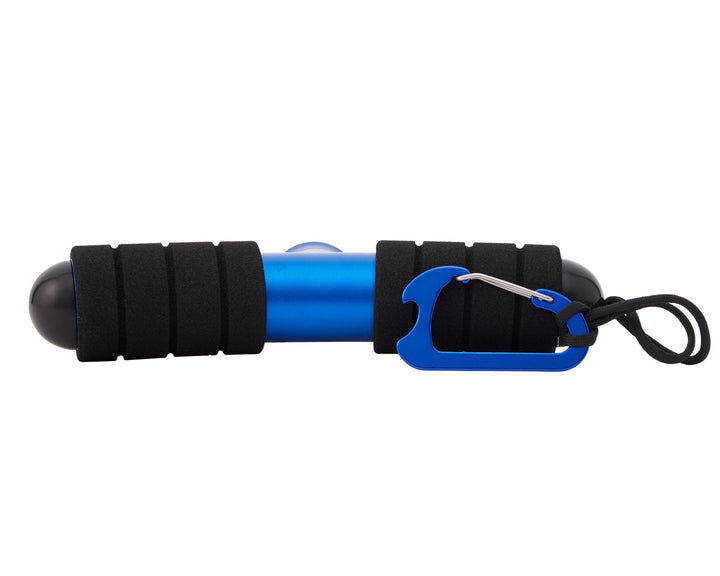 Blue T-Bar Rod Cushion from Stand Up Fishing, designed for comfortable grip and support during fishing trips.